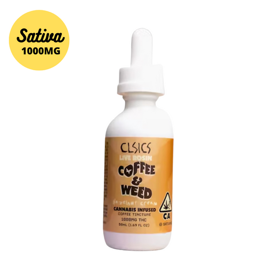 CLSICS Coffee & Weed Hazulnut Cream 1000MG Tincture