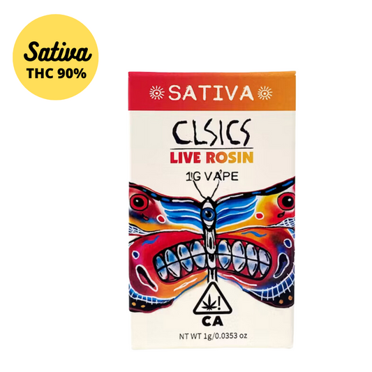 1GM CLSICS Clockwork Lemon Live Rosin 510 Cartridge