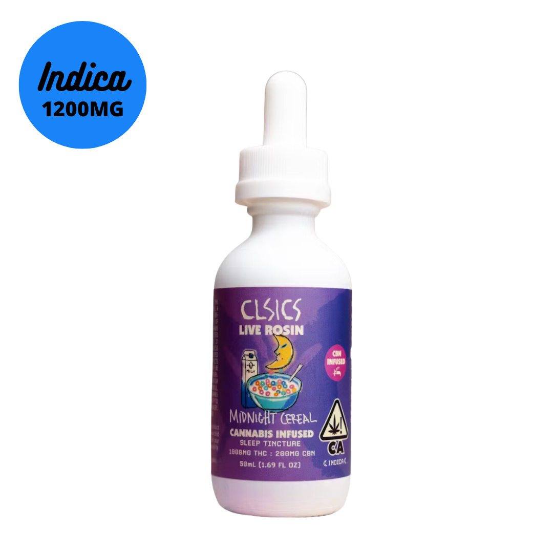 CLSICS Midnight Cereal - 5:1 THC/CBN 1000MG Sleep Tincture