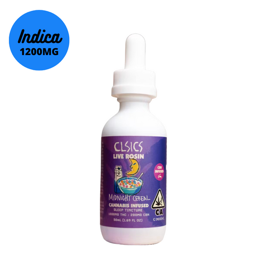 CLSICS Midnight Cereal - 5:1 THC/CBN 1000MG Sleep Tincture