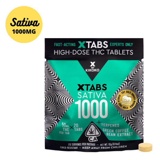 Kikoko XTabs Sativa High-Dose THC Tablets