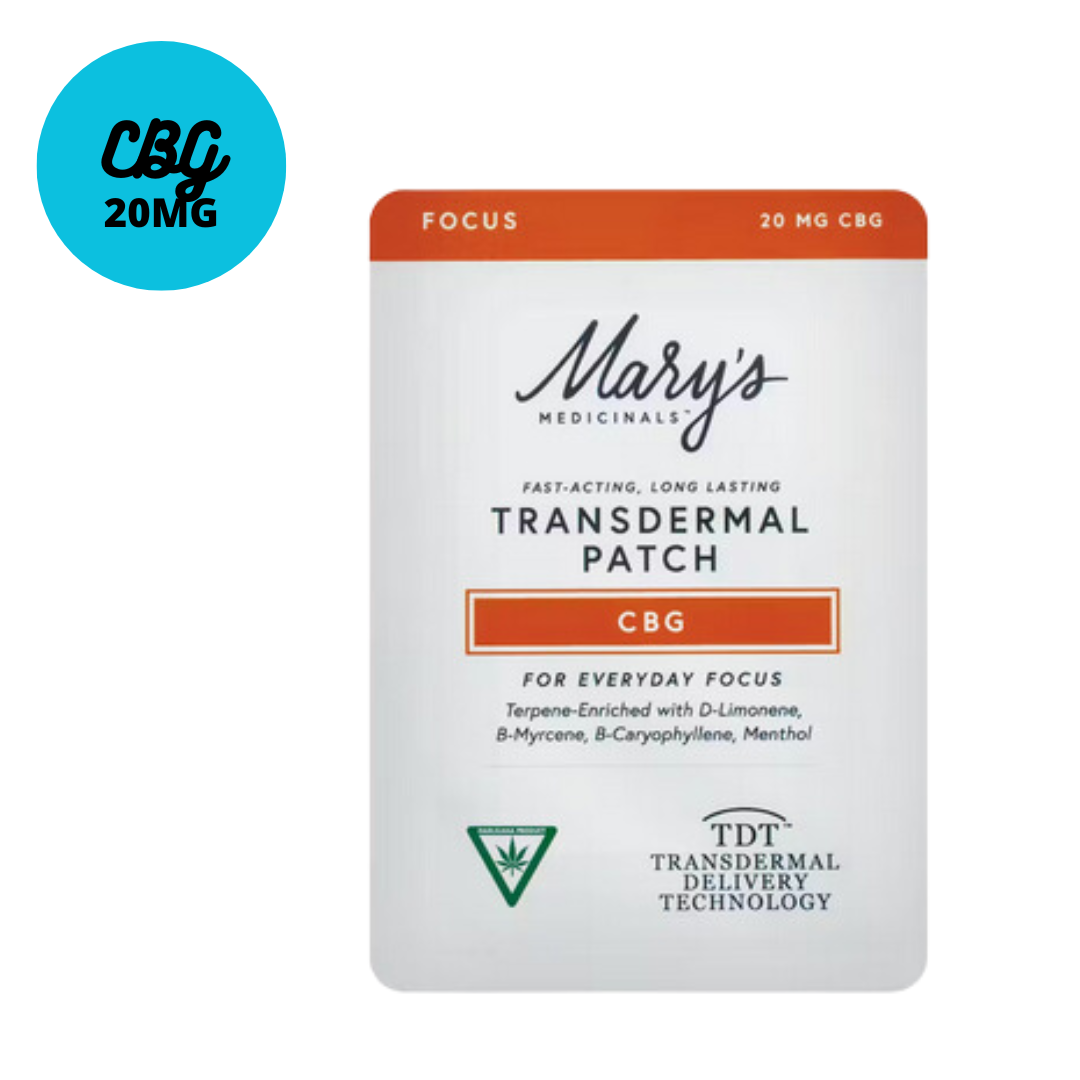 Mary's Medicinals Transdermal Focus CBG Patch