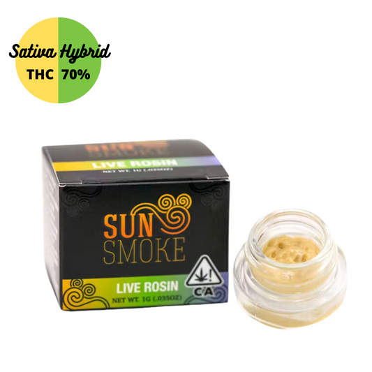 SunSmoke Clementine Live Rosin