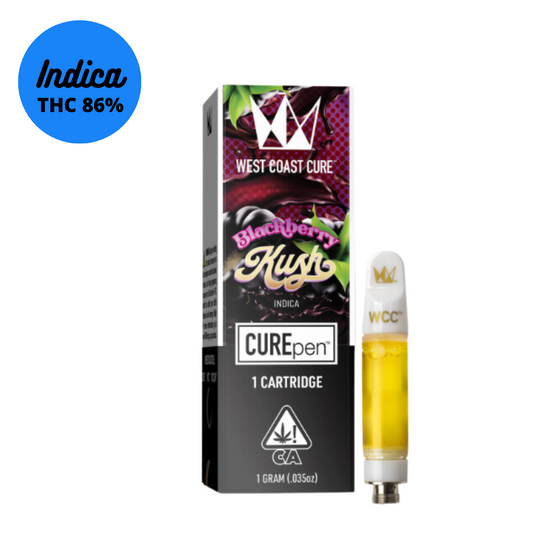 1GM West Coast Cure Blackberry Kush Live Resin 510 Vape