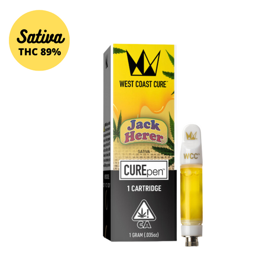 1GM West Coast Cure Jack Herer Live Resin 510 Vape