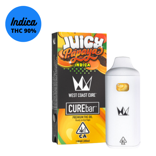 1GM West Coast Cure Juicy Papaya Disposable CUREbar