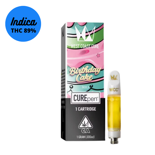 1GM West Coast Cure Birthday Cake Live Resin 510 Vape