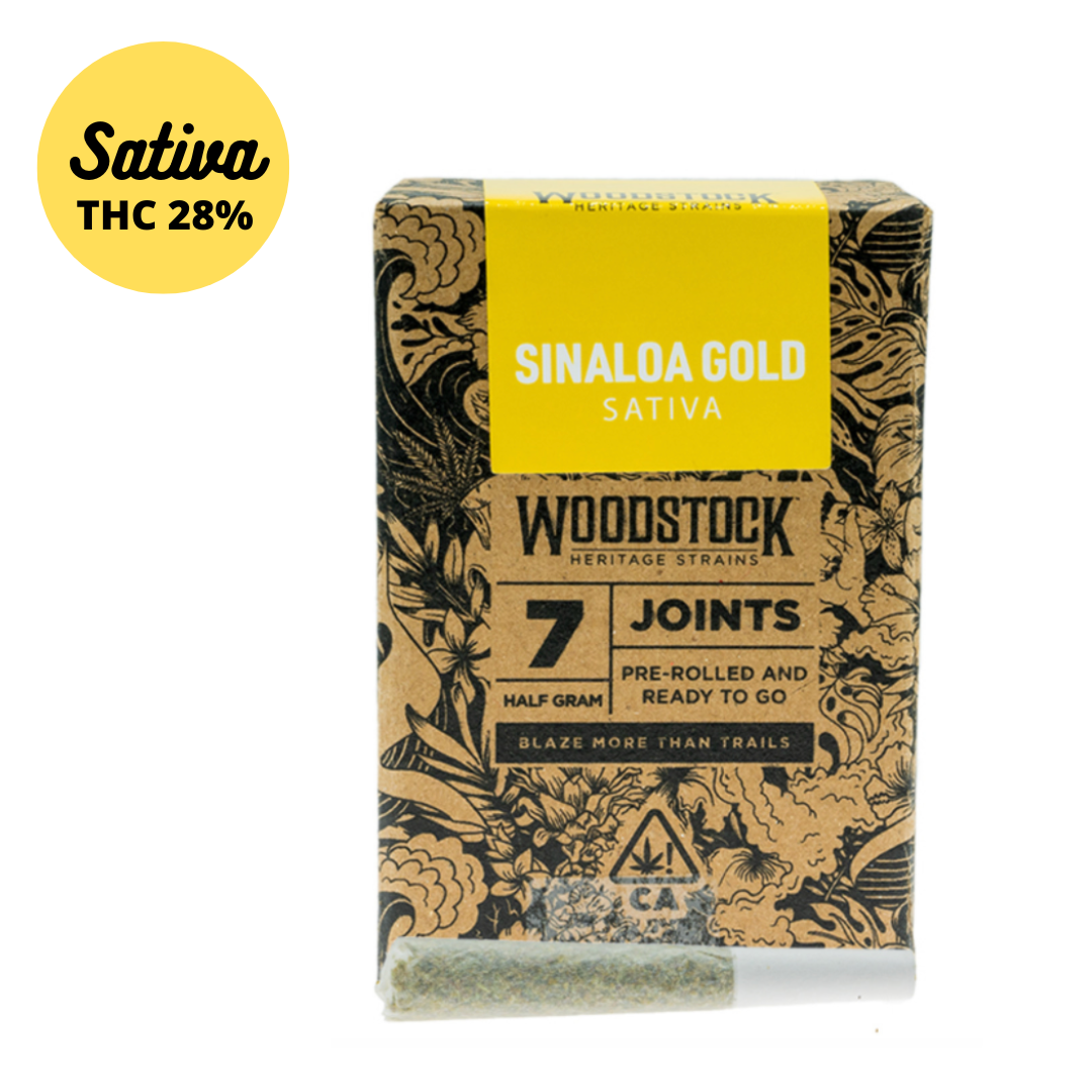 Woodstock Sinaloa Gold Preroll 7-Pack